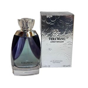 Vera Wang Anniversary 3.4 fl oz with Silver and Blue Design